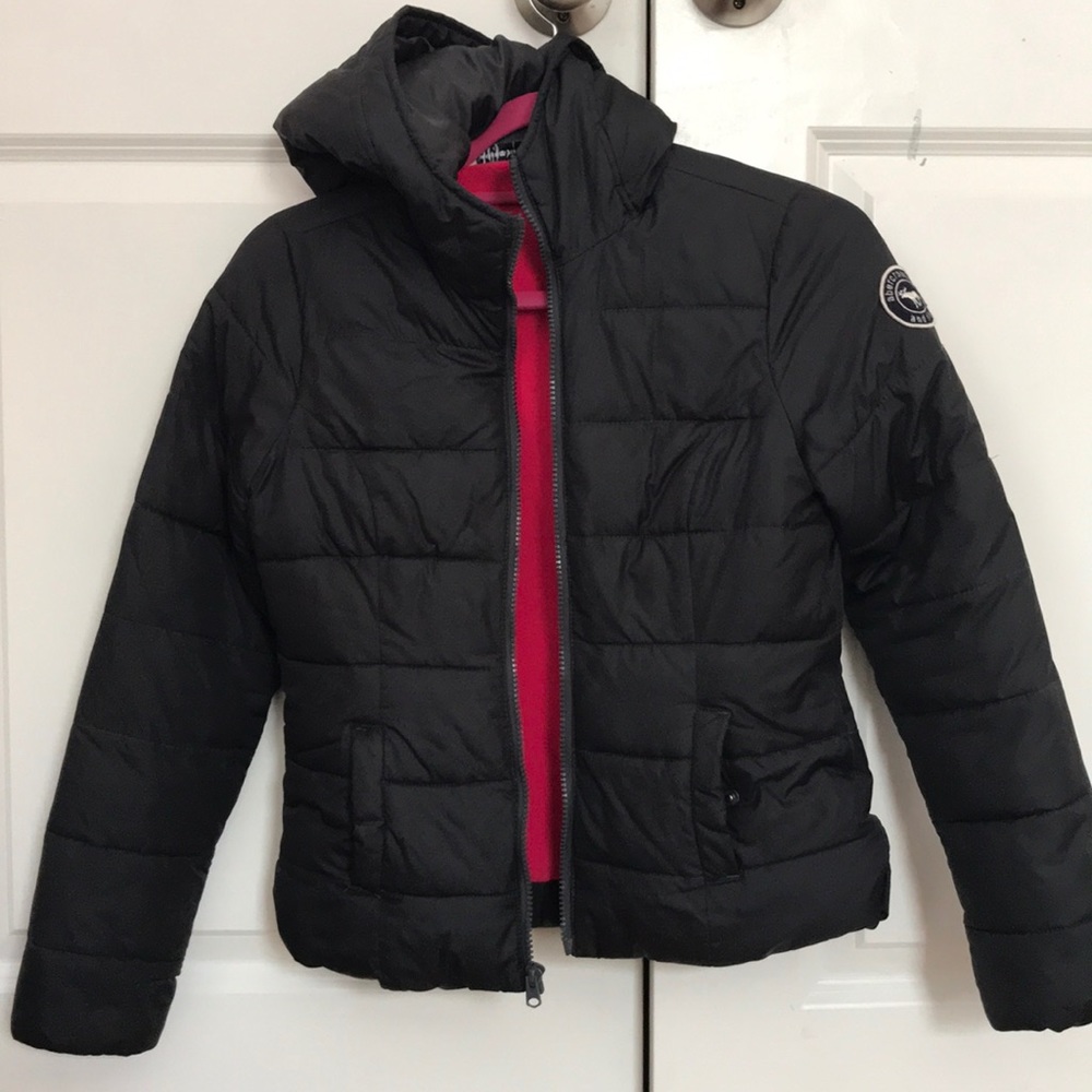 Abercrombie and Fitch Kids hooded coat medium EUC